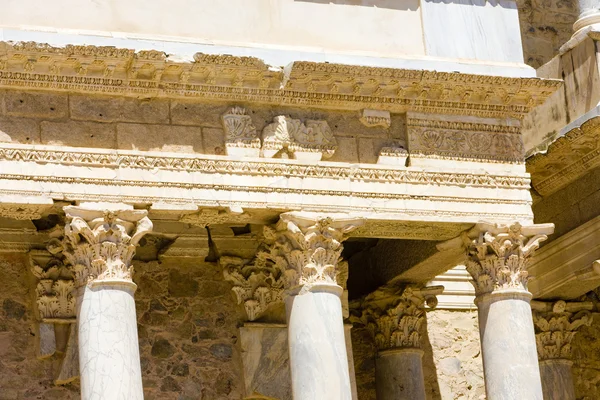 Detalje af Roman Theatre, Merida, Badajoz-provinsen, Extremadura , - Stock-foto