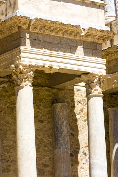 stock image Detail of Roman Theatre, Merida, Badajoz Province, Extremadura,