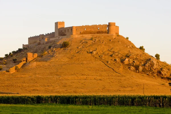 Κάστρο στο Μεντεγίν, επαρχίας badajoz, Εξτρεμαδούρα, Ισπανία — Φωτογραφία Αρχείου
