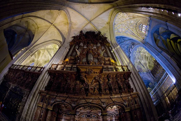 Interno della Cattedrale di Siviglia, Andalusia, Spagna — Foto Stock