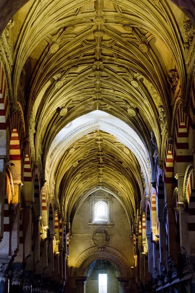 Intérieur de la mosquée-cathédrale, Cordoue, Andalousie, Espagne — Photo