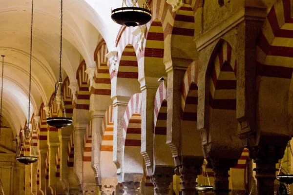 Innenausstattung der Moschee-Kathedrale, Cordoba, Andalusien, Spanien — Stockfoto