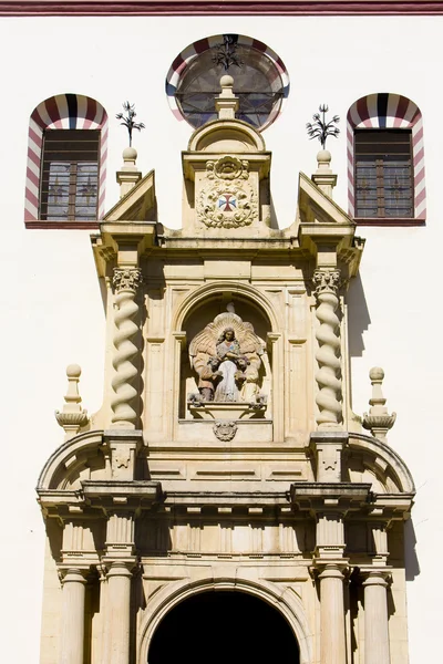 Průčelí kostela, cordoba, Andalusie, Španělsko — Stock fotografie