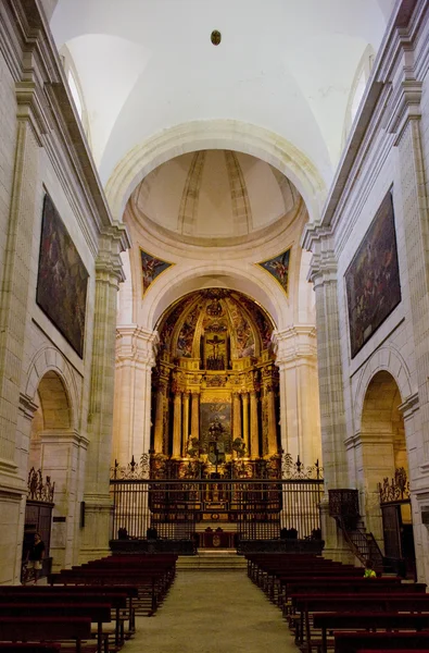 Innenraum der Kirche, Ukelkloster, Kastilien-La Mancha, Spanien — Stockfoto