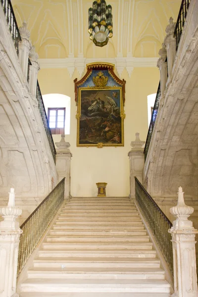 Wnętrze klasztoru ucles, Kastylia la mancha, Hiszpania — Zdjęcie stockowe