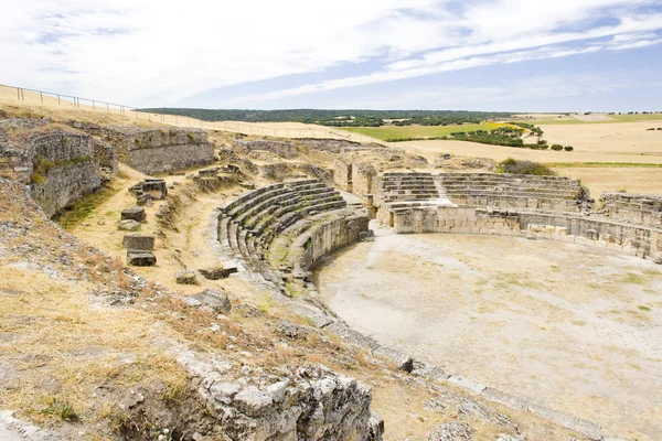 Roman Amphitheatre of Segobriga, Saelices, Castile-La Mancha, Sp — Stock Photo, Image