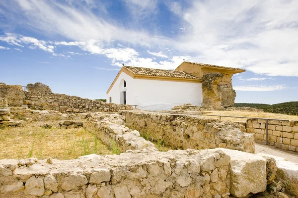 Archeologické místo segobriga, saelices, Kastilie la mancha, — Stock fotografie