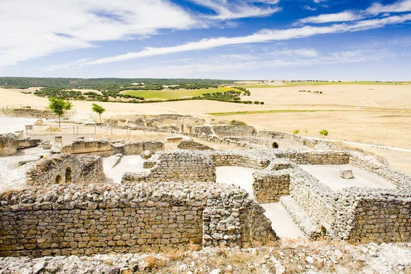 Lieu archéologique, ville romaine de Segobriga, Saelices, Castille — Photo