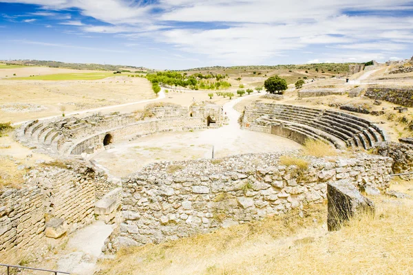 Anfiteatro Romano de Segobriga, Saelices, Castilla-La Mancha, Sp —  Fotos de Stock