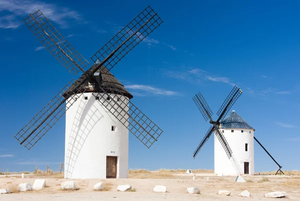 Moulins à vent, Campo de Criptana, Castille-La Manche, Espagne — Photo