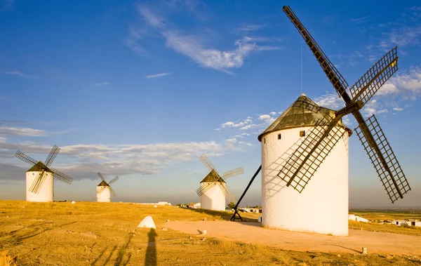 Windmowers, Campo de Criptana, Castile-La Mancha, Spain — 스톡 사진