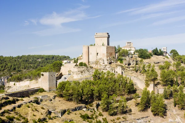 Schloss Marques de Villena, Alarcon, Kastilien-La Mancha, Spanien — Stockfoto