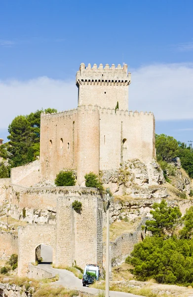 Marques de Villena Castle, Alarcon, Kasztília-La Mancha, Spanyolország — Stock Fotó