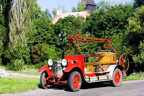 Historické hasičské auto Česká republika — Stock fotografie