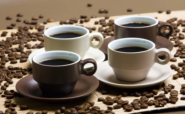 Kaffeetassen Stillleben — Stockfoto