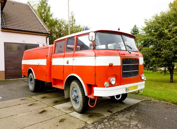 Brandweerwagen, kuzelov, Tsjechië — Stockfoto