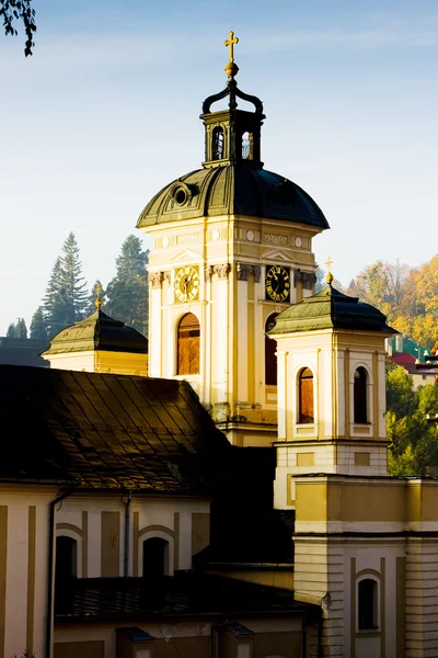 세인트 메리, 반스카 stiavnica, 슬로바키아의 교회 — 스톡 사진