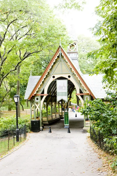 Nabiał - odwiedzających centrum, central park, Nowy Jork, Stany Zjednoczone Ameryki — Zdjęcie stockowe