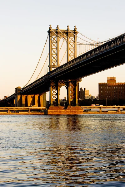 Most na Manhattanie, Nowy Jork, usa — Zdjęcie stockowe