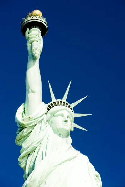 Detalj av staty av liberty national monument, new york, usa — Stockfoto