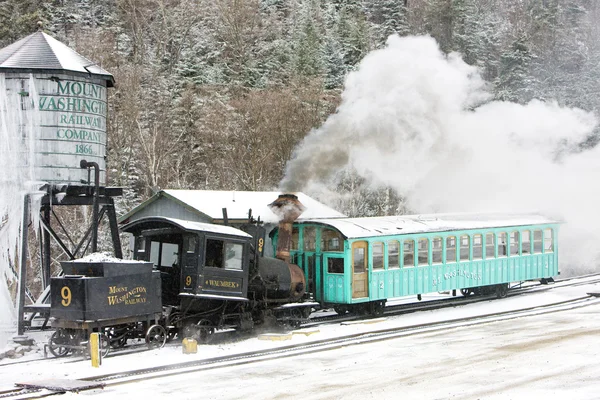 Mount Washington Cog Railway, Bretton Woods, New Hampshire, USA — Stock Photo, Image