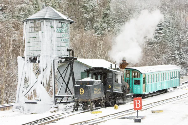 Mount Washington Cog Railway, Bretton Woods, New Hampshire, Estados Unidos — Foto de Stock