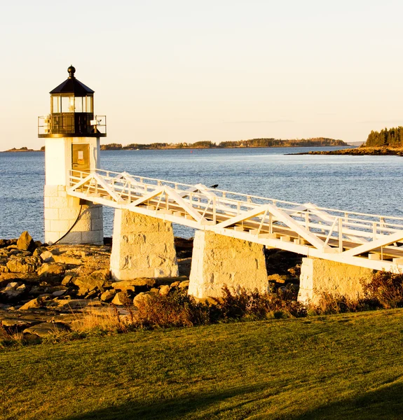 Latarnia morska Marshall Point, Maine, USA — Zdjęcie stockowe
