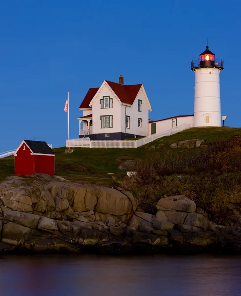 Nubble Lighthouse, Cape Neddick, Maine, Estados Unidos —  Fotos de Stock