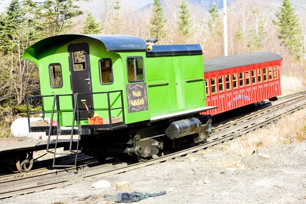 Mount Washington Cog Railway, Bretton Woods, New Hampshire, USA — Stock Photo, Image