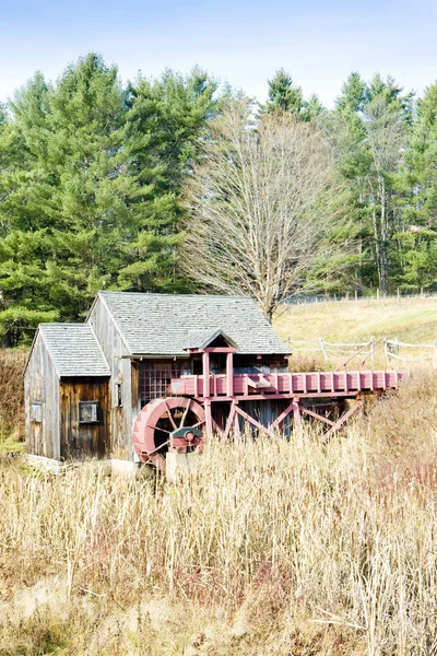 Moinho de Grist perto de Guilhall, Vermont, EUA — Fotografia de Stock