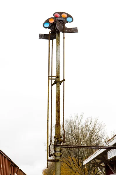 Signal device, South Paris, Maine, EUA — Fotografia de Stock