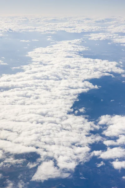 Хмари вид з літака — стокове фото