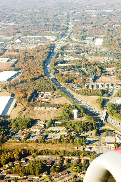 Вид сверху, Джорджия, США — стоковое фото