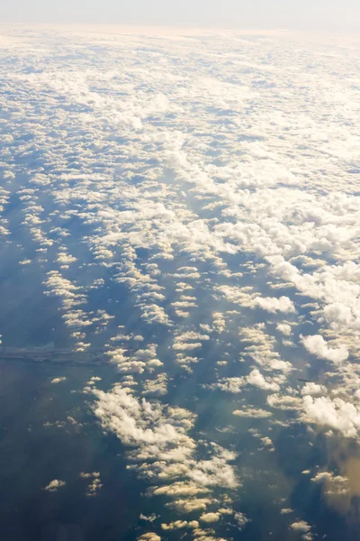 Nuvens - vista de avião — Fotografia de Stock