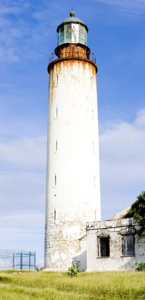 Wschód point lighthouse, barbados — Zdjęcie stockowe