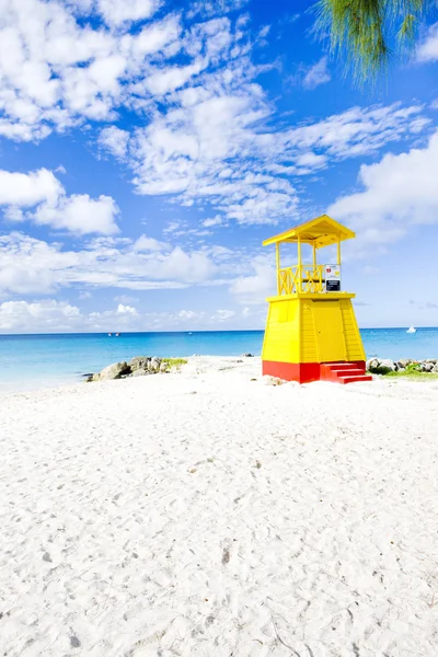 Кабіна на пляж, пляж підприємства, Барбадос, Кариби — стокове фото