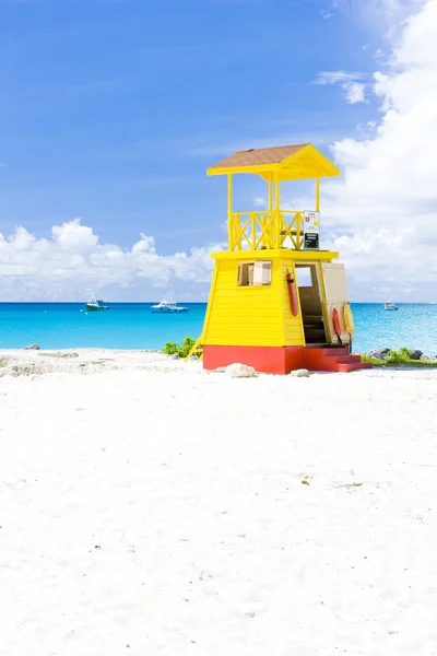 Cabaña en la playa, Enterprise Beach, Barbados, Caribe — Foto de Stock