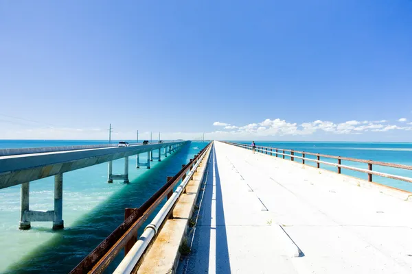 Дорожные мосты, соединяющие Флорида-Кис, Флорида, США — стоковое фото