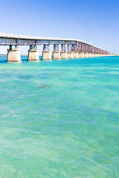 Straßenbrücke verbindet Florida Keys, Florida, USA — Stockfoto