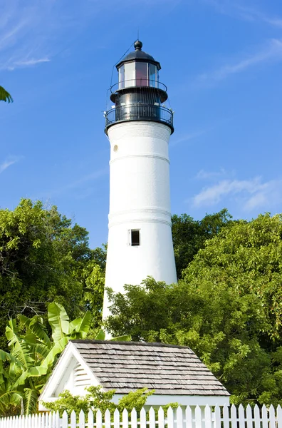 The Key West Lighthouse, Florida Keys, Флорида, США — стоковое фото