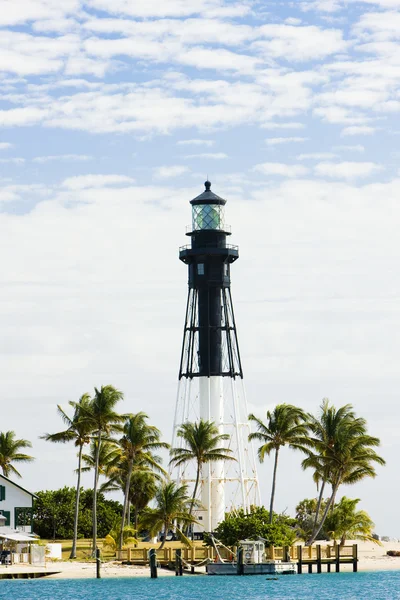 Hillsboro világítótorony, pompano beach, florida, Amerikai Egyesült Államok — Stock Fotó