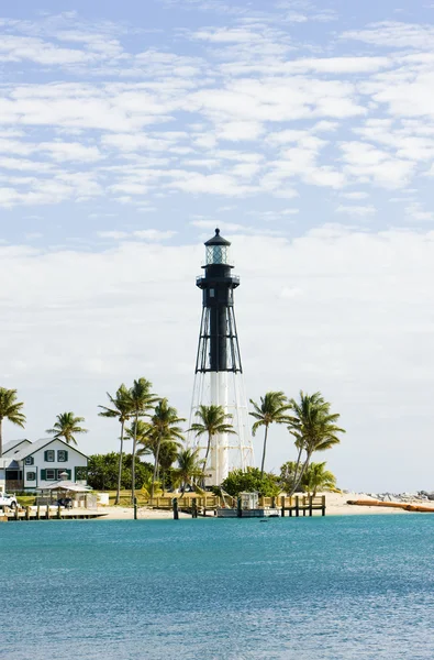 Hillsboro latarni, pompano beach, florida, Stany Zjednoczone Ameryki — Zdjęcie stockowe