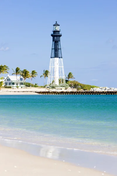 Хіллсборо Маяк, Pompano пляжі, Флорида, США — стокове фото