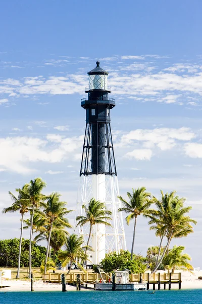 Hillsboro világítótorony, pompano beach, florida, Amerikai Egyesült Államok — Stock Fotó