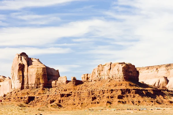 Pomnik dolinie Parku Narodowego, utah, arizona, Stany Zjednoczone Ameryki — Zdjęcie stockowe