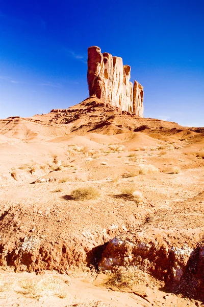 Camel Butte, Monument Valley National Park, Utah-Arizona, EUA — Fotografia de Stock