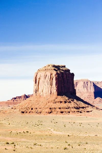 Słoń butte, pomnik valley national park, utah, arizona, Stany Zjednoczone Ameryki — Zdjęcie stockowe