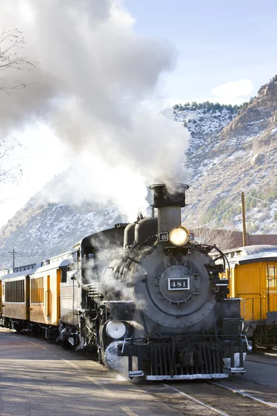 두랑고 실버톤 좁은 계기 철도, 콜로라도, 미국 — 스톡 사진