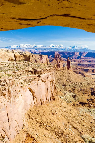 Łuk Mesa, canyonlands national park, utah, Stany Zjednoczone Ameryki — Zdjęcie stockowe