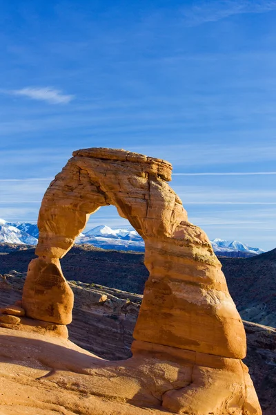 Delikat båge, Arches National Park, Utah, USA — Stockfoto